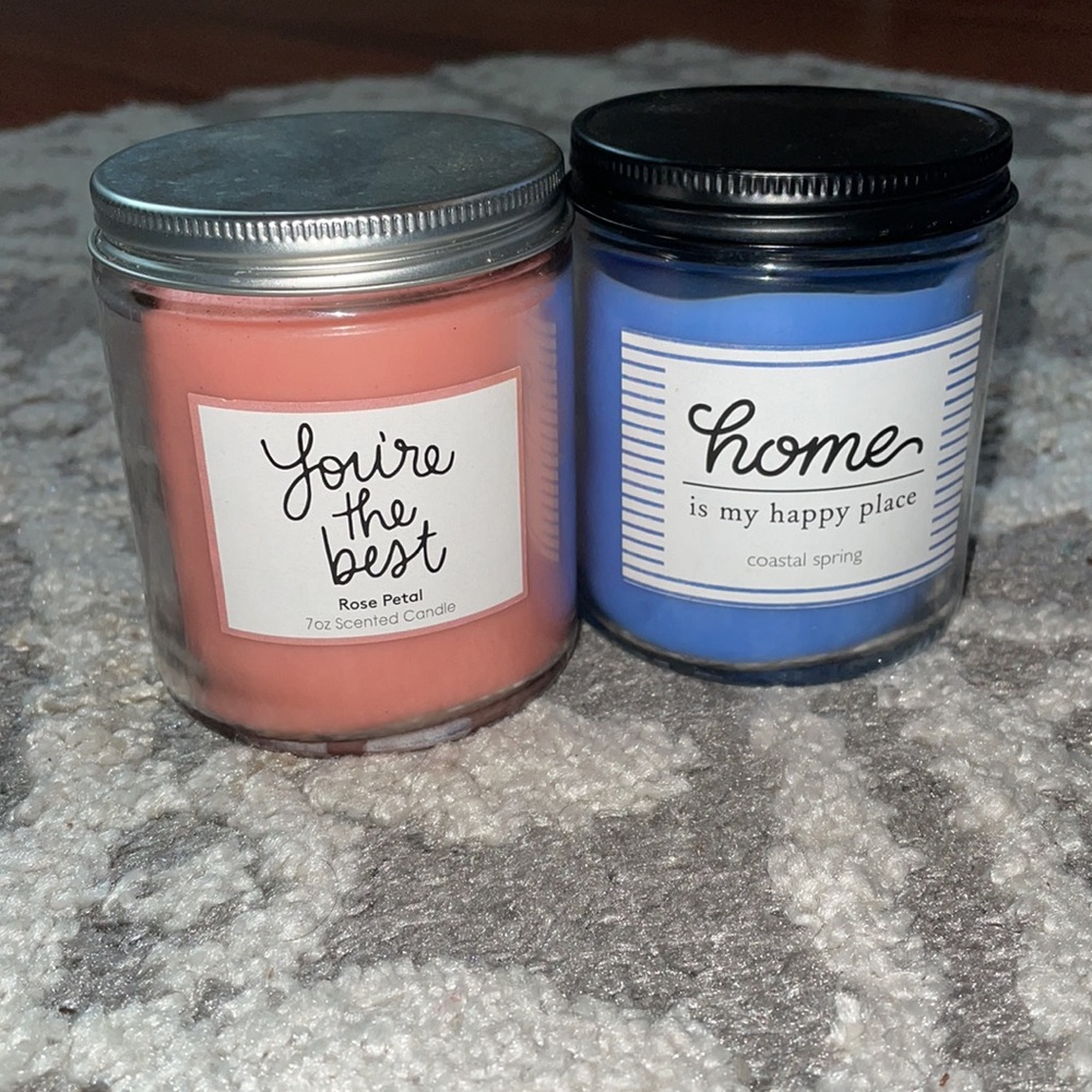 Pink candle